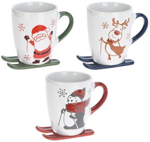 Hovedbilde Kopp - Reinsdyr p&aring; ski (Bl&aring;)