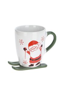 Hovedbilde Kopp - Nisse p&aring; ski (gr&oslash;nn)