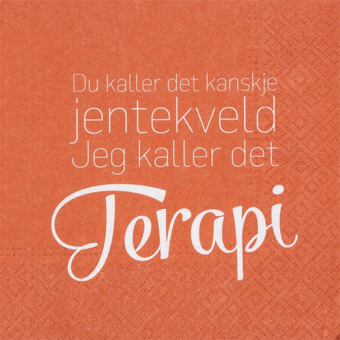 Hovedbilde Servietter - Jentekveld gammelrosa/brun